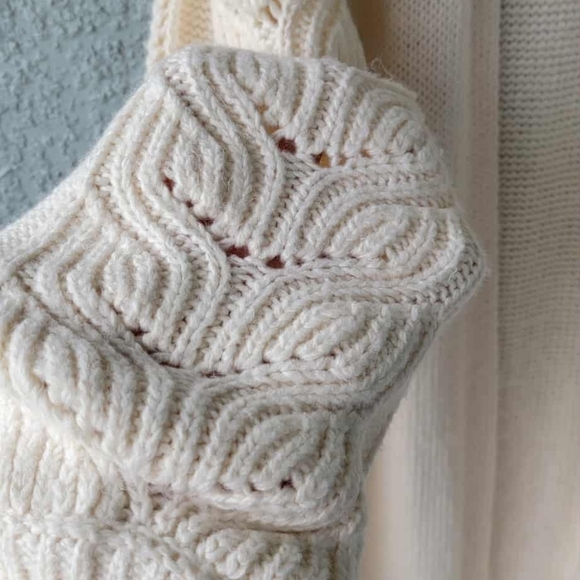 Ann Taylor Elegant Cream Women's Open Long Cardigan - Picture 2 of 10